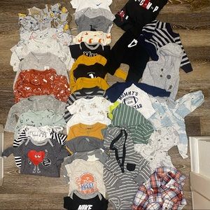 Nike, Jordan, Lucky Brand, Bundle Baby Boys Clothes Pajamas!
